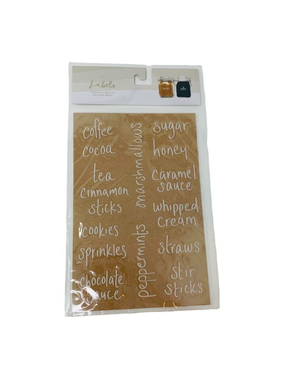 White Pantry Decals Labels Container Organizing  Kitchen Food Storage Container - Picture 3 of 6